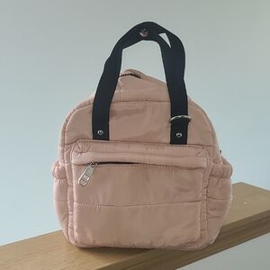 Steve Madden Pink Quilted Women's Mini Backpack